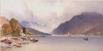 The Pier at Luss, Loch Lomond by Aaron Edwin Penley